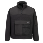Portwest KX3 Black 1\4 Zip Fleece