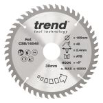 Trend CSB/16548 Trend Wood Circular Saw Blade 165mm x 30mm x 48T