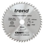Trend CSB/25048 Trend Wood Circular Saw Blade 250mm x 30mm x 48T