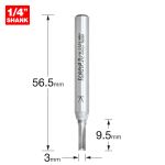 Trend C001AX1/4TC Two Flute Cutter 3mm diameter