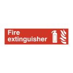 Safety Sign 5150 Recyclable 'Fire extinguisher' - 200 x 50mm