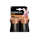 Duracell D Cell Plus Power +100% Batteries (Pack 2)