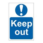 Safety Sign 0255 'Keep Out' - 200 x 300mm