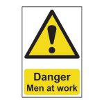 Safety Sign 4104 Non Adhesive 'Danger Men at work' - 400 x 600mm