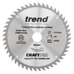 Trend CSB/21548 Trend Wood Circular Saw Blade 215mm x 30mm x 48T