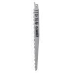 Dewalt 240mm 4/5 TPI (Wood) HCS Reciprocating Blade (Pack of 5)