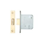 BS3621 British Standard 5 Lever Deadlock 64mm - Keyed Alike