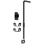 Garage Drop Bolts - Black