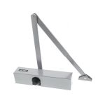 BRITON 2003V Silver Hold Open Overhead Door Closer