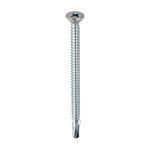 Timco Metal Construction Light Section Self Drilling WingTip Screw - Zinc