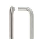 19mm D Pull Handle - Grade 304 - Bolt Through Fixings