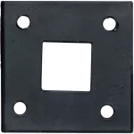 Reciever Plate for Square Bolt - Black