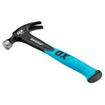 OX Trade Fibreglass Handle Claw Hammer - 16oz / 450g