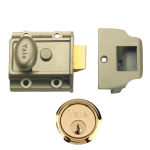 YALE 77 & 706 Non-Deadlocking Traditional Nightlatch - 60mm ENB with PB Cylinder Boxed