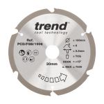 Trend PCD/FSB/1906 Trend PCD Fibre Cement Circular Saw Blade 190mm x 30mm x 6T