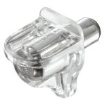 Shelf Support, Plug in, for Wooden and Glass Shelves and for Ø 5 mm Holes