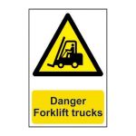 Safety Sign 0954 'Danger Forklift trucks - 200 x 300mm