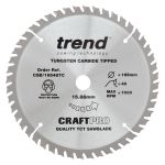 Trend CSB/16548TC Trend Wood Cordless Circular Saw Blade 165mm x 15.88mm x 48T