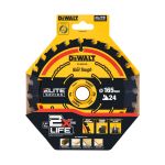 DEWALT DT10624-QZ Elite Series Circular Saw Blade  - 165 mm x 20 mm 24T