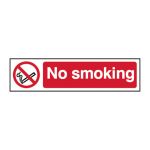 Safety Sign 5050 Recyclable 'No smoking' - 200 x 50mm