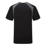 Portwest WX2 Lightweight Cotton Contrast T-Shirt Grey/Black