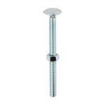 Timco Carriage Bolt & Hex Nut - BZP