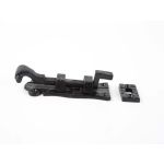 Black Antique Necked Door Bolt 152mm - KX983