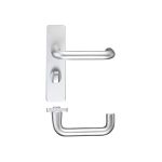 Return to Door Lever on Bathroom Backplate