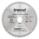 Trend CSB/AP21564 Trend Aluminium/Plastic Circular Saw Blade 215mm x 30mm x 64T