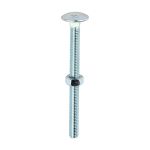 Timco Carriage Bolt & Hex Nut - BZP