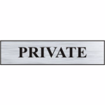 Sign 2113 'Private' SAA - 220 x 60mm