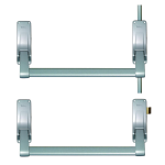 BRITON 377 Push Bar Double Rebated Door Panic Set - RH