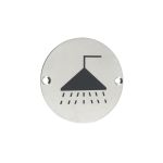 Shower Symbol Sign 76mm