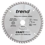 Trend CSB/16552T Trend Wood Cordless Circular Saw Blade 165mm x 20mm x 52T