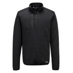 Portwest KX3 Sport Black Textured 1/4 Zip Sweatshirt