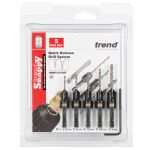 Trend SNAP/CS/SET Trend Snappy 5 piece countersink set