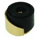 Shielded Door Stop - Satin Aluminium