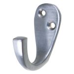Victorian Double Wardrobe Hook - Satin Chome