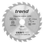 Trend CSB/21524 Trend Wood Circular Saw Blade 215mm x 30mm x 24T