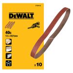 Dewalt 13mm x 457mm Band File Sanding Belt  (Pack of 10)