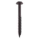 Timco Blackjax Screw PZ2 Round Black