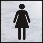 Sign 2106 'Female' SAA - 120 x 122mm