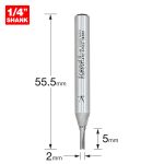 Trend C001CX1/4TC Two Flute Cutter 2mm diameter
