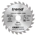 Trend CSB/19024 Trend Wood Circular Saw Blade 190mm x 30mm x 24T