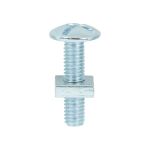 Timco Roofing Bolt & Square Nut - Zinc