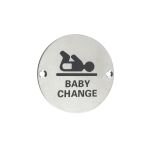 Baby Change Symbol Sign 76mm