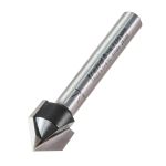 Trend TR22X1/4TC Chamfer V groove cutter angle=45 degrees