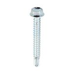 Timco Metal Construction Light Section Self Drilling Hex Screw - Zinc