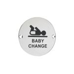 Baby Change Symbol Sign 76mm