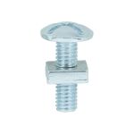 Timco Roofing Bolt & Square Nut - Zinc